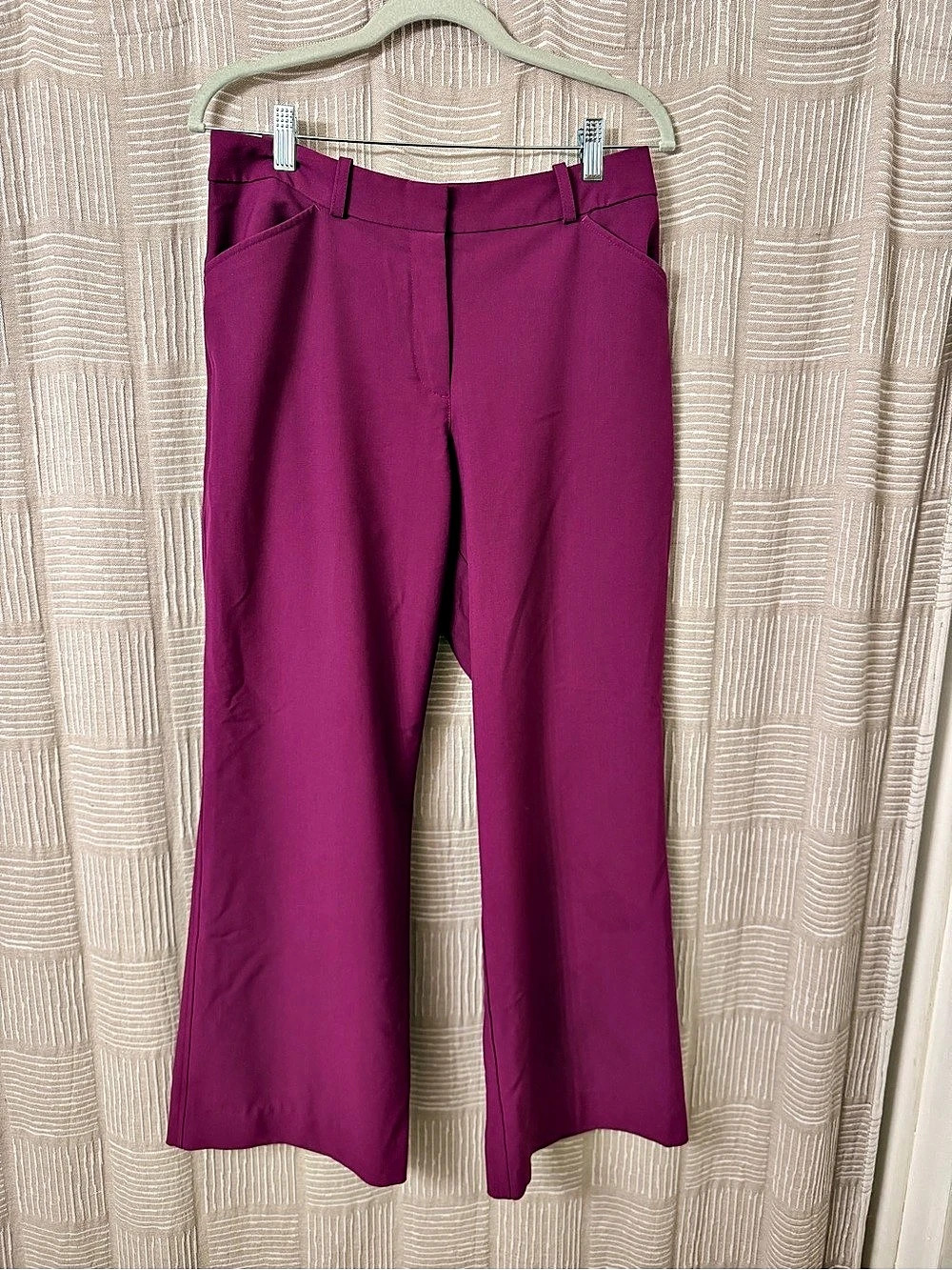 Worthington Purple wide leg dress Pants size 10